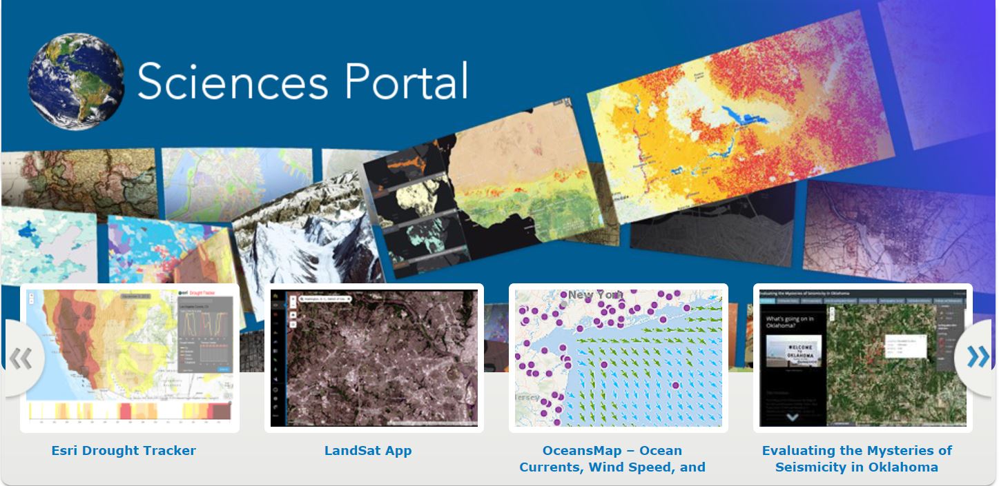 Landing page for the Science Portal.
