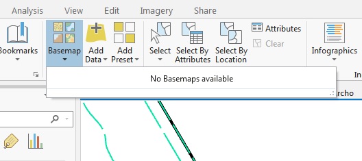No Basemap ArcPro
