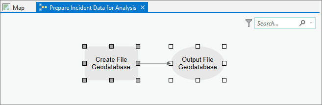 New model tool in ModelBuilder window
