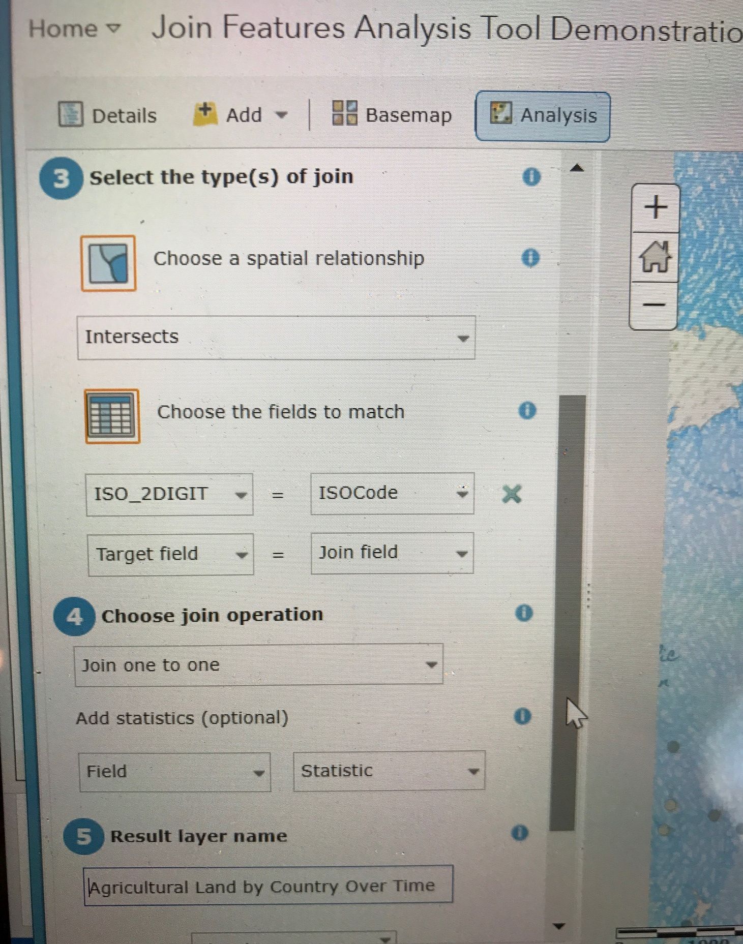 Using the Join Features tool, 4