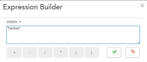 Expression Builder dialog box