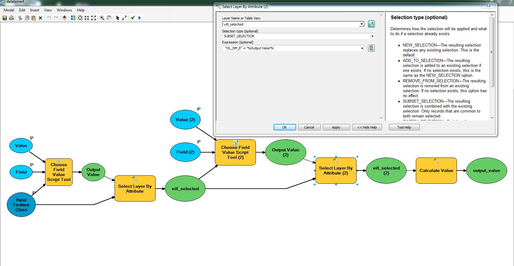 More complex model