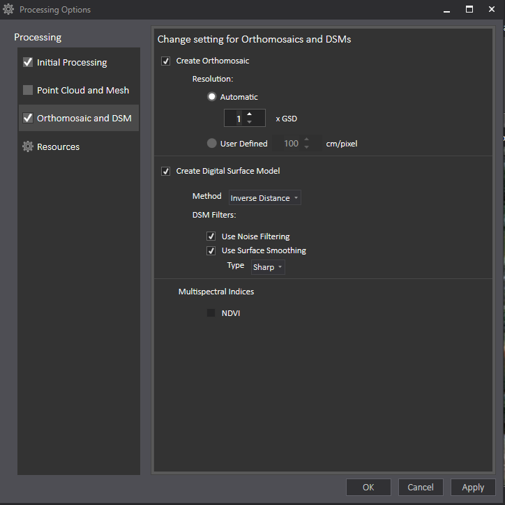 Gambar 7b. Initial Processing Parameter