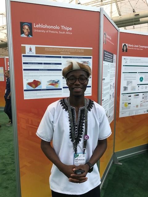 One of the Young Scholars at the Esri UC