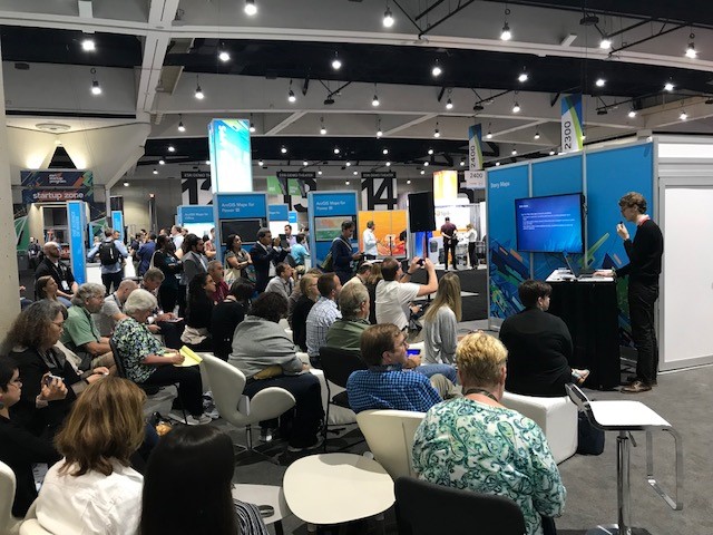 At the Esri User Conference