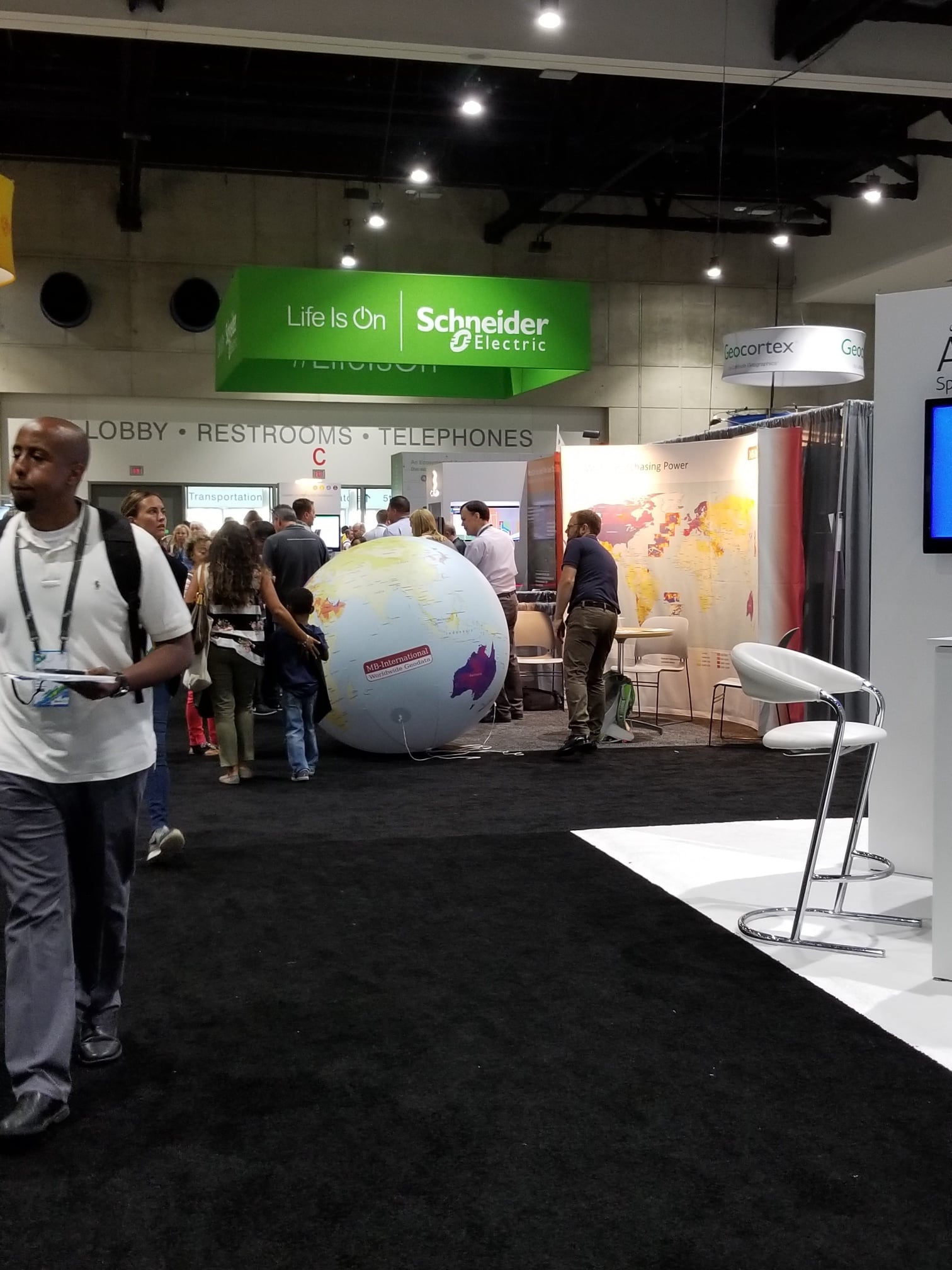 Schneider Electric globe