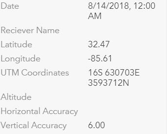 Survey123 geopoint information in AGOL pop-up