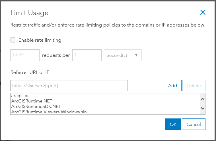 Limit Usage Box in ArcGIS