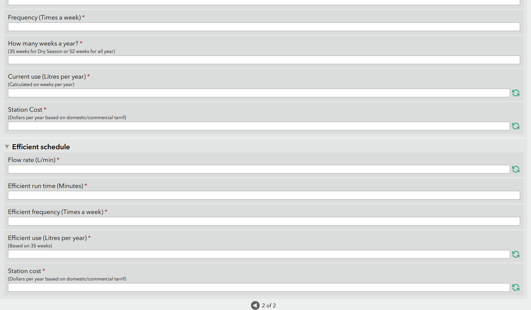 calcs not working automatically.