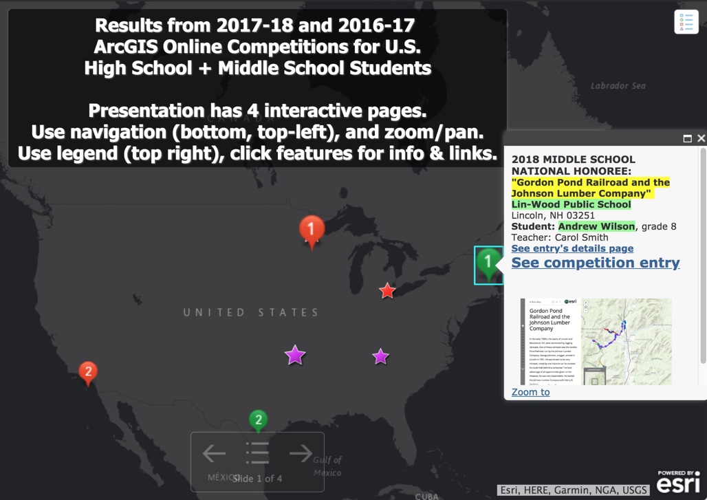 Results from 2017 and 2018