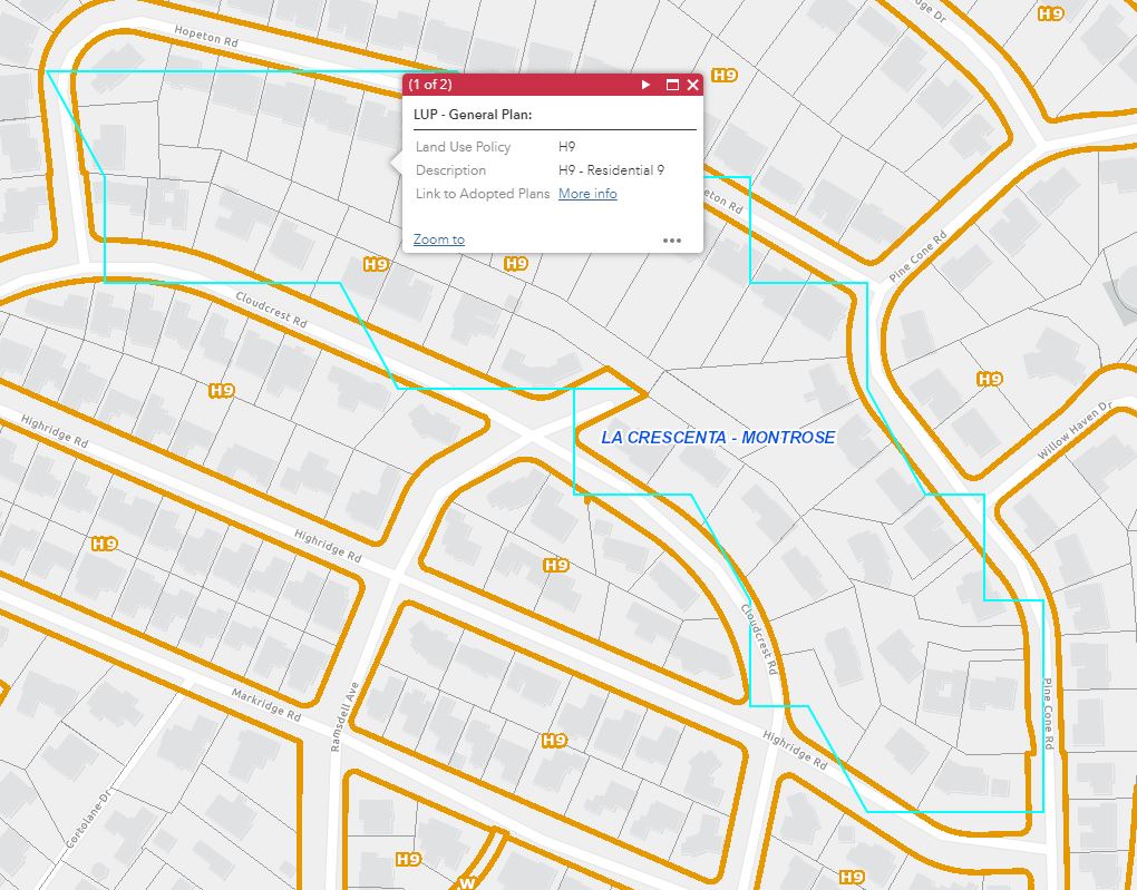 Selecting a Land Use Policy polygon - fair number of vertices