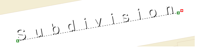 Annotation stretches out during modify edit