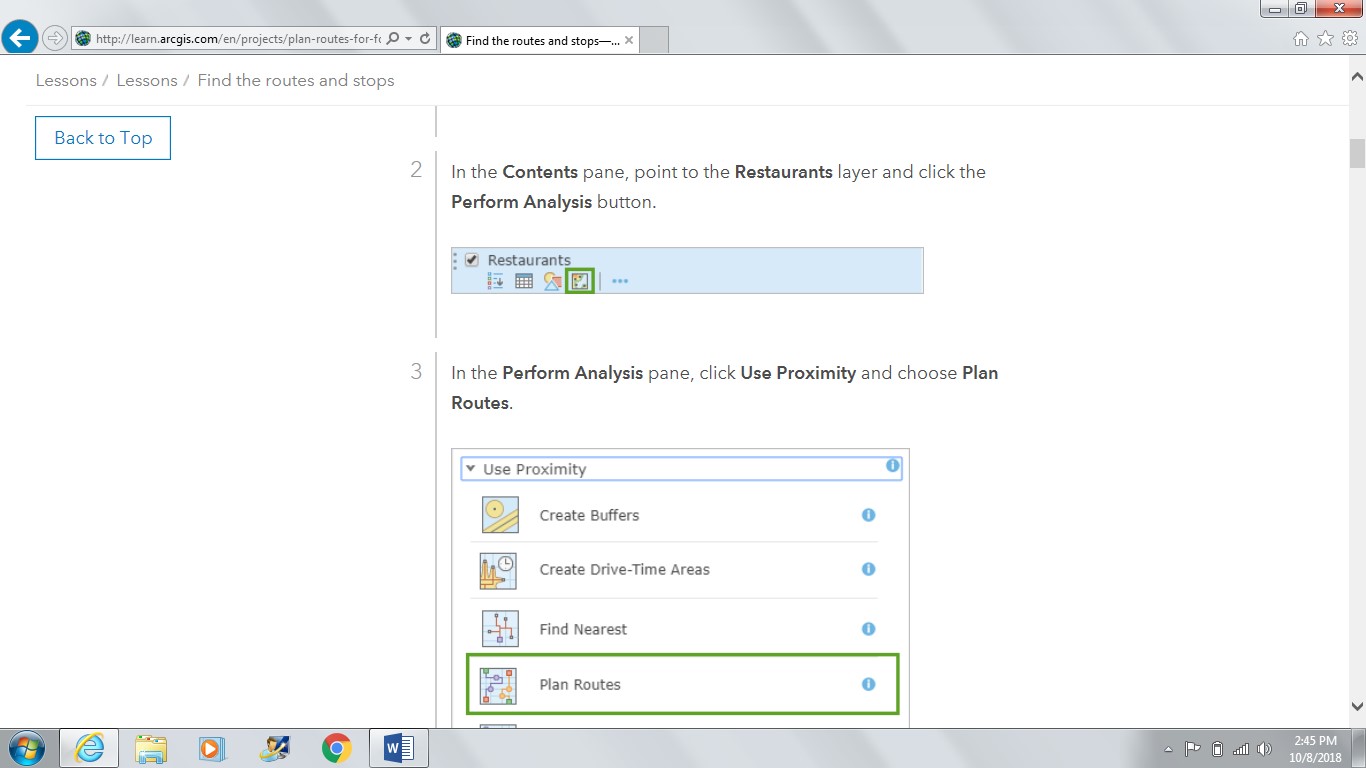 plan routes