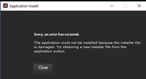 Installation Error