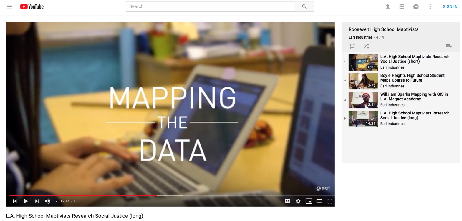 MSTMA Maptivists mapping data with ArcGIS Online