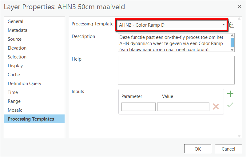 ArcGIS Pro - Processing Templates