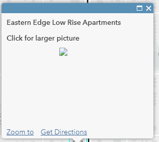 Popup with image