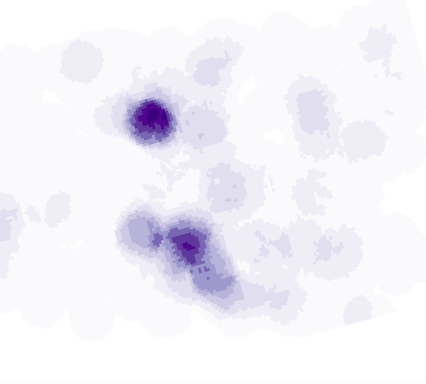 Point density with population