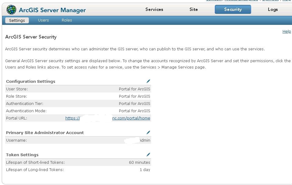 Security Settings