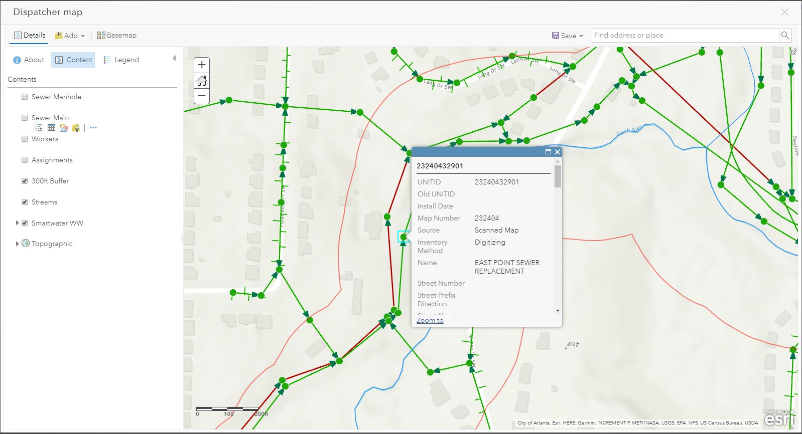 Map Image Layer with pop-ups enabled