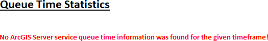Queue Time Stats