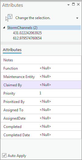 Attributes After Split