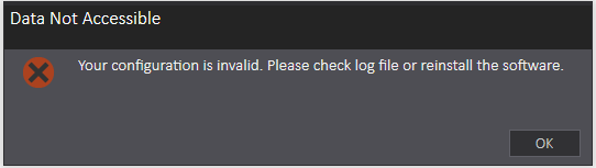 Data Not Accessible