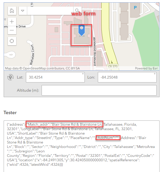 Survey123 Browser form