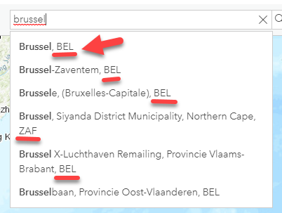 Suggest api result
