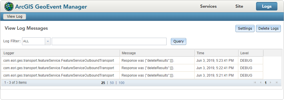 Feature Transport - Delete Features