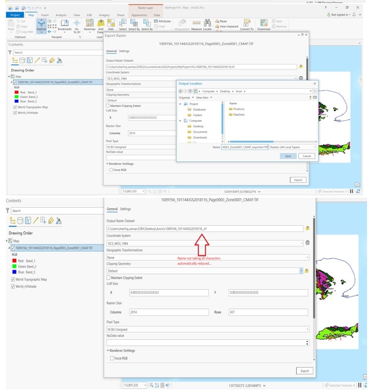 ArcGIS_Pro_export_raster_filename_issue