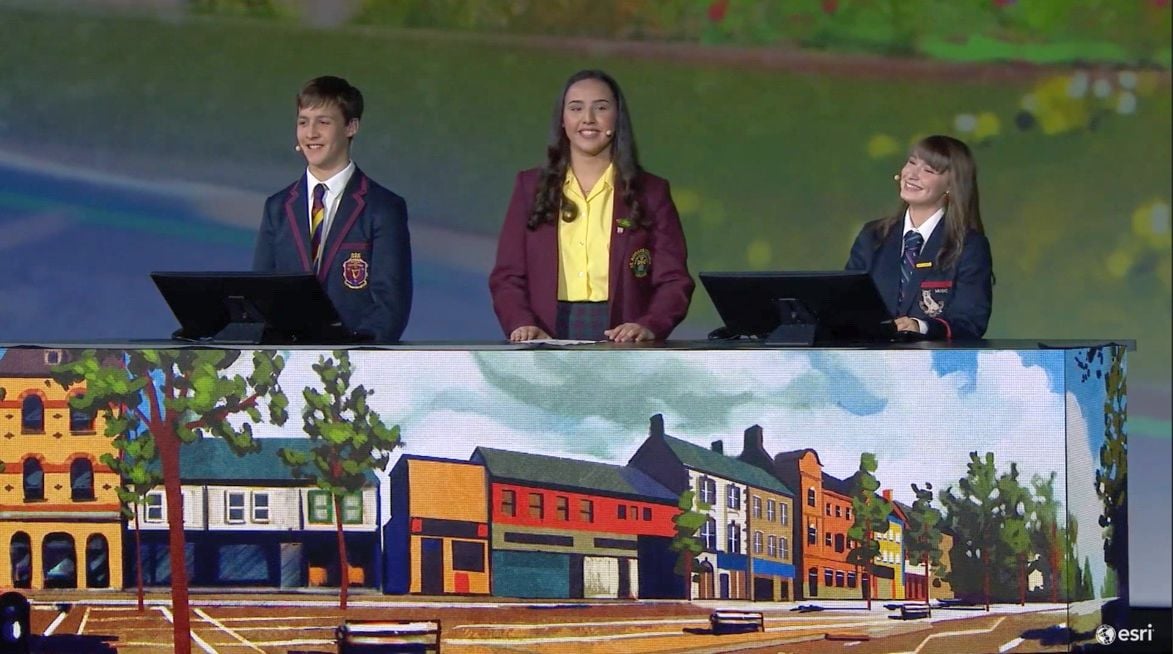 Esri User Conference 2019 student presentation