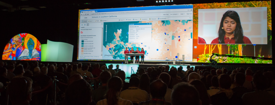 Ayala presenting at Esri 2013 User Conference