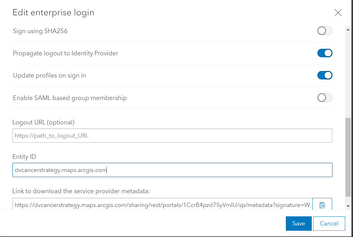 Edit "Enterprise Login" 2