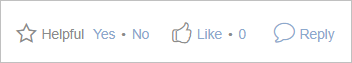 Reply options