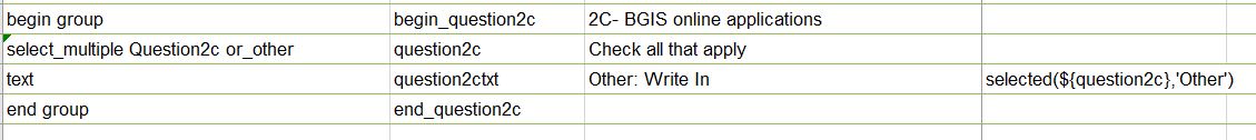 Survey sheet