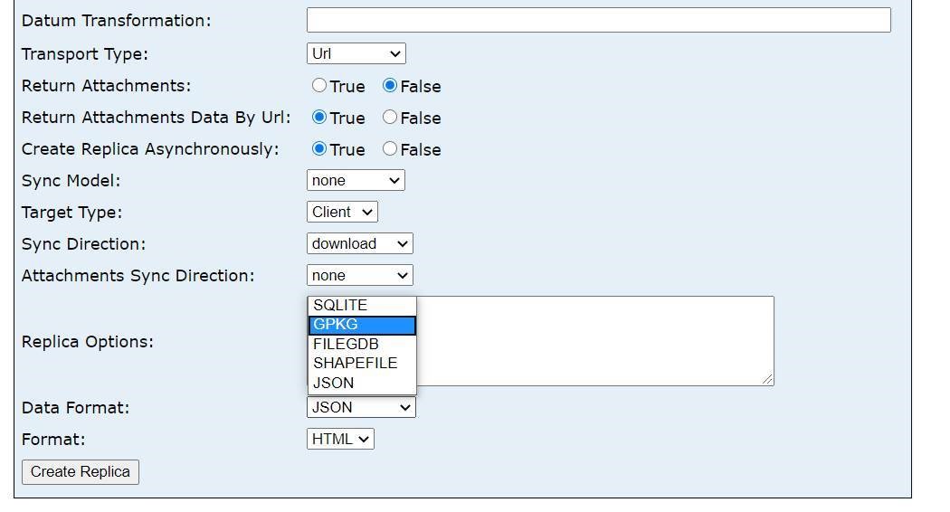 Export Geopackages from Hosted Services