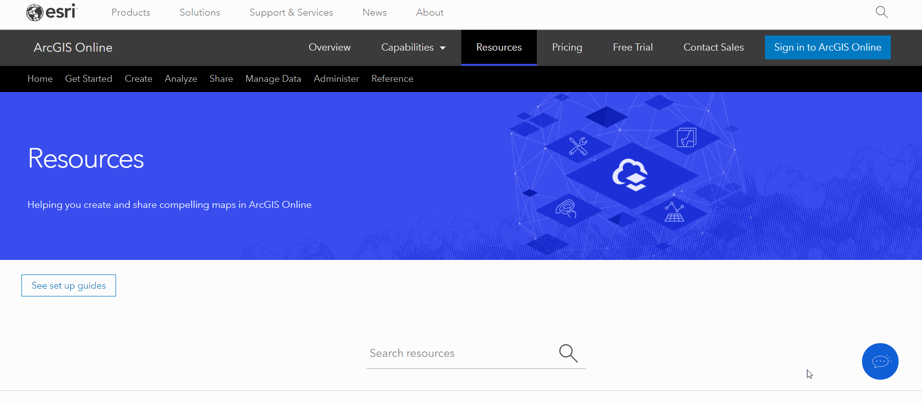 Navigating the ArcGIS Online documentation