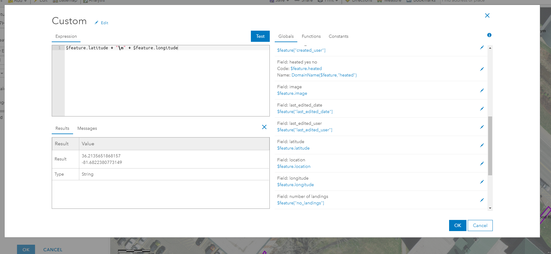 Is there a way to stack labels in ArcGIS Online? Example $feature ...