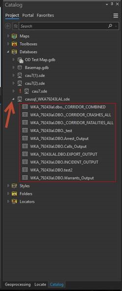 Catalog, Database view