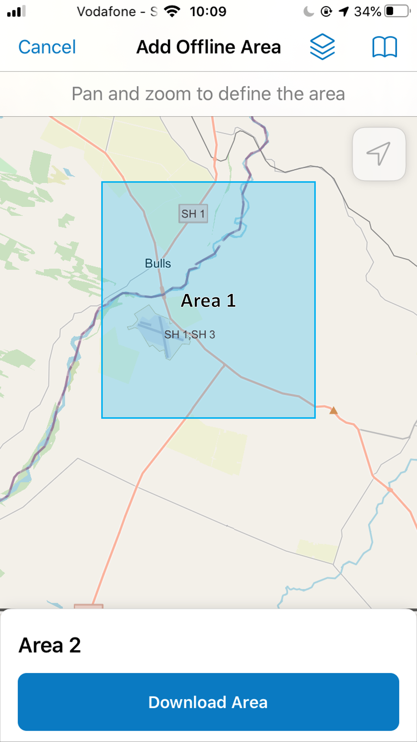 ArcGIS Collector Offline Area