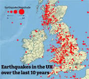 Image result for earthquake in the u k average