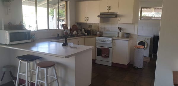 Bright and modern kitchen using paint